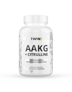 AAKG Аргинин и Цитруллин 90 капсул 1win