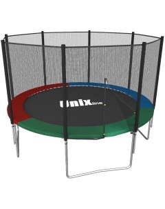 Батут каркасный line Simple 10 ft Color outside с защитной сеткой для детей д Unix