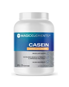 Мицелярный казеин Протеин Casein 600 гр ванильный крем Magic elements