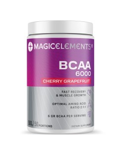 Аминокислоты BCAA 6000 500 гр вишня грейпфрут Magic elements