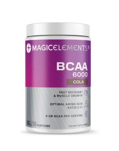 Аминокислоты BCAA 6000 500 гр кола Magic elements