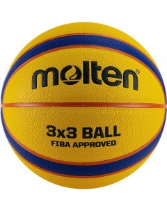 Мяч баскетбольный B33T5000 р 6 для уличного баскетбола или игры 3 3 6 Molten
