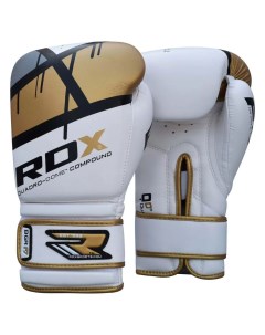 Перчатки боксерские BOXING GLOVE BGR F7 GOLDEN золотой искусственная кожа 8oz Rdx