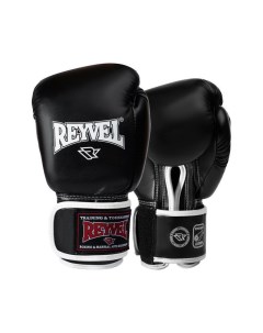 Перчатки боксёрские Винил 80 Чёрные 10 oz Reyvel