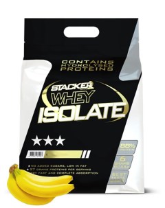 Протеин изолят Stacker2 Whey Isolate банан 1500 гр Stacker2 europe