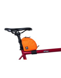 Велосипедная сумка под седло оранжевая Velohorosho