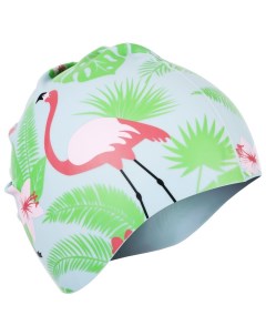 Шапочка для плавания Фламинго разноцветный Onlitop