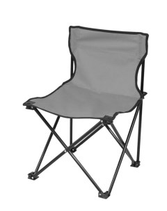 Стул складной туристический кресло со спинкой в чехле серый Urm