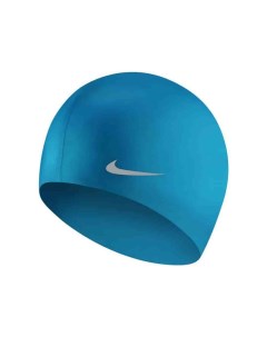 SOLID SILICONE YOUTH Шапочка для плавания детская Голубой Nike