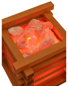 Солевая лампа Очаг ZET 141 1 3 4 кг из гималайской соли светильник Zenet