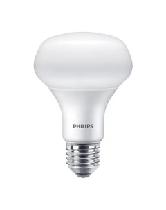 Лампа светодиодная Рефлектор Е27 11 Вт 4000 К холодный белый гриб матовая Philips