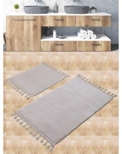 Набор ковриков для ванной POST DOKUMA SACAKLI св беж50х60 1шт 60х100 1шт Karven