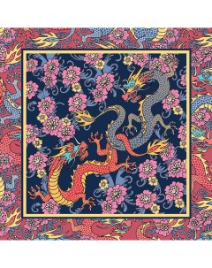 Салфетки бумажные трехслойные Китайские драконы 33 33 см 20 шт Nd play