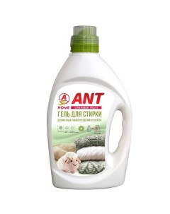 Жидкое средство гель для стирки АНТ для шерсти и деликатных тканей 33 стирки 2 л Ant
