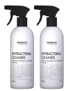 Антибактериальное чистящее средство Antibacterial cleaner 500 мл 2 шт Premium house