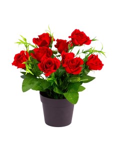 Искусственный цветок Красные розы 07753 Tri-international