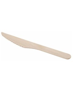 Нож одноразовый деревянный 1 шт Nobrand