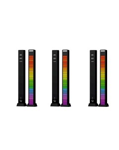 Светодиодная подсветка RGB D092 эквалайзер для музыки черный 3 шт Mobicent