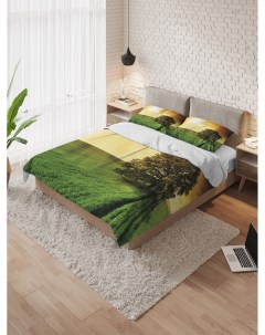 Постельное белье Дерево на солнечной поляне евро комплект 2х спальный Ambesonne