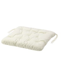 Подушка для садового стула 44x44x7 см белая Ikea