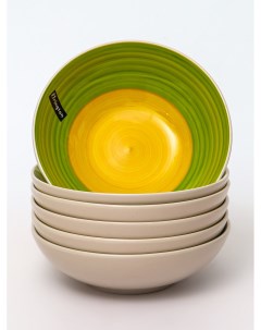Тарелки для супа 6 шт керамика 540мл 139 23066 6 Lux farfor