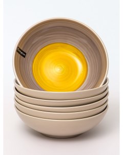Тарелки для супа 6 шт керамика 540мл 139 23059 6 Lux farfor