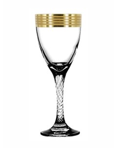 Подарочный набор бокалов с алмазной гравировкой Иллюзия 205 мл 6 шт Promsiz