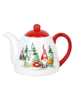 Чайник заварочный 0 9 л керамический Рождественские гномы N2521175 Dolomite