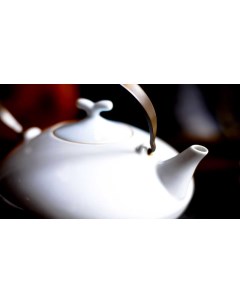Картина на холсте 60x110 Чайник заварник чай керамика Linxone
