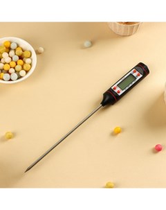 Термометр для пищи электронный на батарейках в коробке Доляна