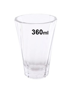 Стакан Urban Glass 360ml Twisted Latte Glass прозрачный Loveramics