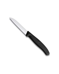Нож Swiss Classic для очистки овощей лезвие 8 см черный Victorinox