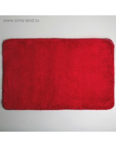 Коврик Нина 50x80 см цвет бордовый Доляна