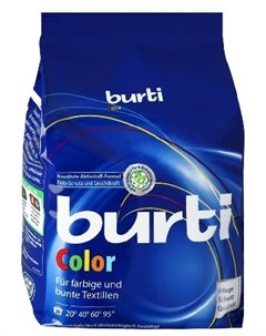 Стиральный порошок Color для стирки цветного белья с формулой Активатор цвета 1 5кг Burti