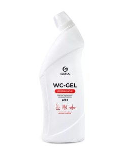 Чистящее средство для сантехники WC gel Professional антиналет антиржавчина Grass
