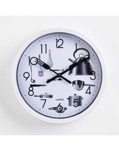 Часы настенные серия Кухня Кухонные приборы плавный ход d 20 см Nobrand