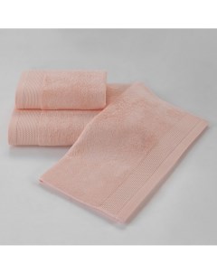Полотенце Для Лица 50х100 см персиковый Soft cotton