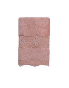 Банное Полотенце 85х150 см розовый Soft cotton