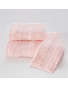 Банное Полотенце 75х150 см розовый Soft cotton