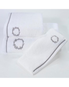 Полотенце Для Лица 50х100 см белый Soft cotton