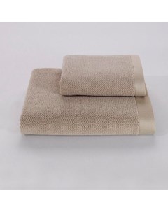 Банное Полотенце 85х150 см бежевый Soft cotton