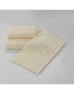 Полотенце для лица 50х100 см желтый Soft cotton