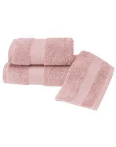 Набор Полотенец 32х50 см 50х100 см 75х150 см темно розовый Soft cotton