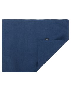 Салфетка под приборы из стираного льна синего цвета из коллекции Essential Tkano
