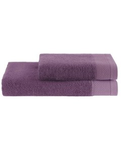 Полотенце Для Лица 50х100 см фиолетовый Soft cotton