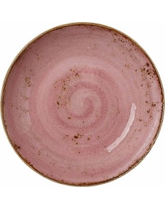 Тарелка мелкая Крафт распберри 25 см розовый фарфор 12100566 Steelite