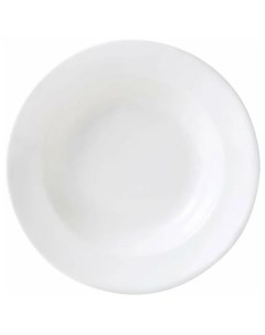 Тарелка для пасты Симплисити вайт Хармони 0 45 л 24 см белый фарфор Steelite