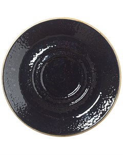 Блюдце Крафт лакрица 14 5 см черный фарфор 12090158 Steelite