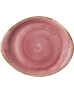 Тарелка мелкая Крафт распберри 25 5 см розовый фарфор 12100521 Steelite