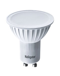 Лампа светодиодная GU10 5 Вт 4000K PAR16 холодный свет Navigator